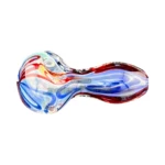 Clover Mini Radar Glass Spoon Hand Pipe thumbnail