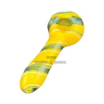 Clover Packer Stripes Glass Spoon Hand Pipe thumbnail
