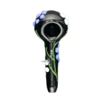Clover Six Petal Flower Glass Spoon Hand Pipe thumbnail