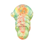 Clover Stubby Caterpillar Glass Spoon Hand Pipe thumbnail