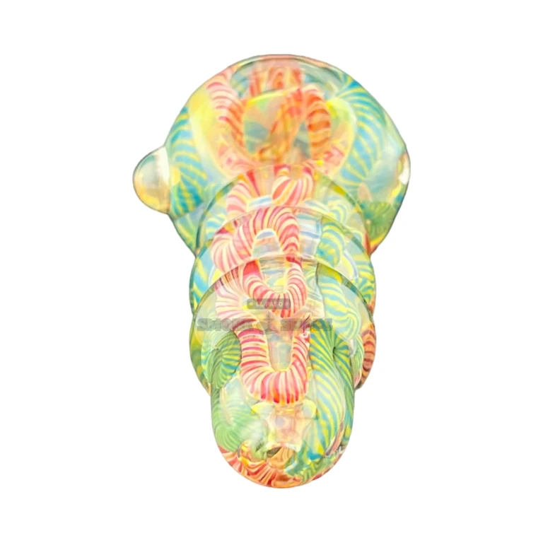 Clover Stubby Caterpillar spoon pipe bowl close-up in El Paso, deep 20 mm bowl for tobacco use, El Paso Smoke Shops