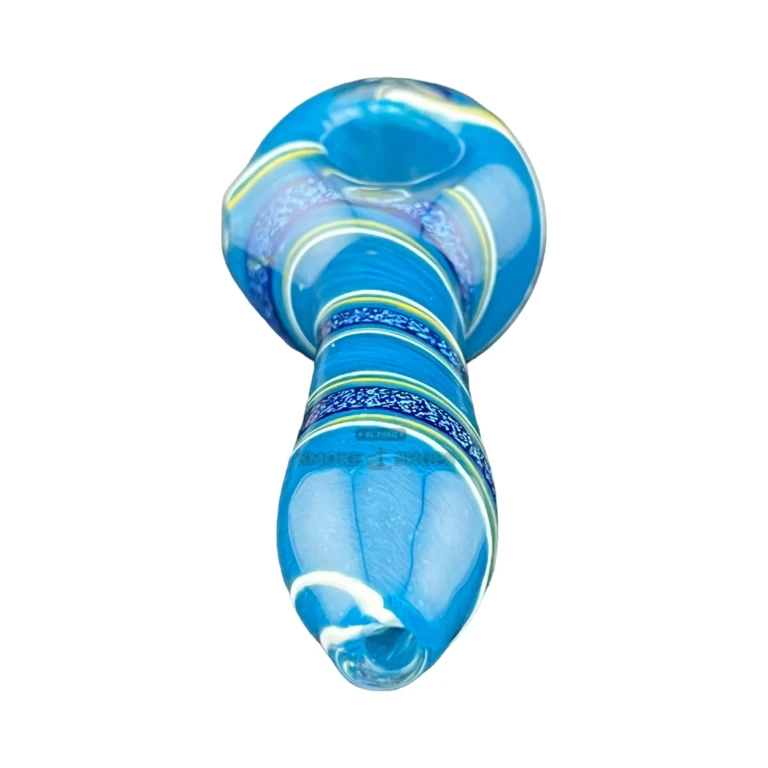 Clover UK glass pipe bowl close-up in El Paso, deep 19 mm bowl for tobacco use, El Paso Smoke Shops