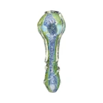 Clover Vortex Glass Spoon Hand Pipe thumbnail