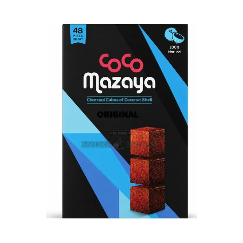 Coco Mazaya, natural hookah charcoal in stock at El Paso Smoke Shops