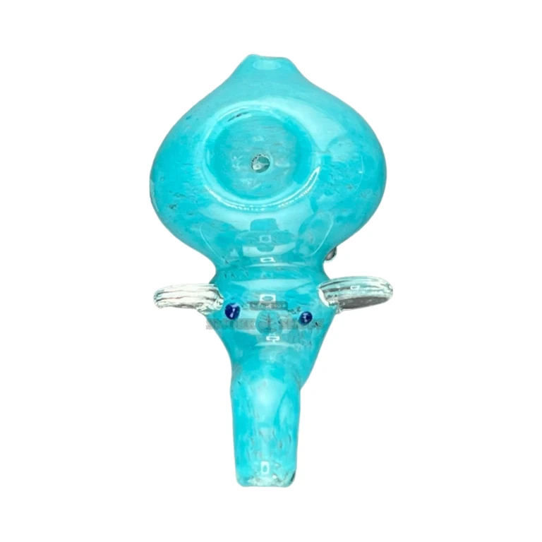 Colored Elephant borosilicate pipe straw mouthpiece in El Paso, back carb hole, glass pipe