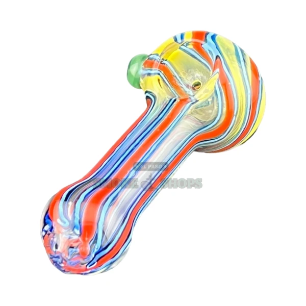 Colored Lines Hand Pipe in stock at El Paso Smoke Shop, near me for same-day pickup