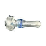 Colored Nubs Glass Spoon Hand Pipe thumbnail