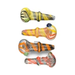 Colorful T Glass Spoon Hand Pipe thumbnail