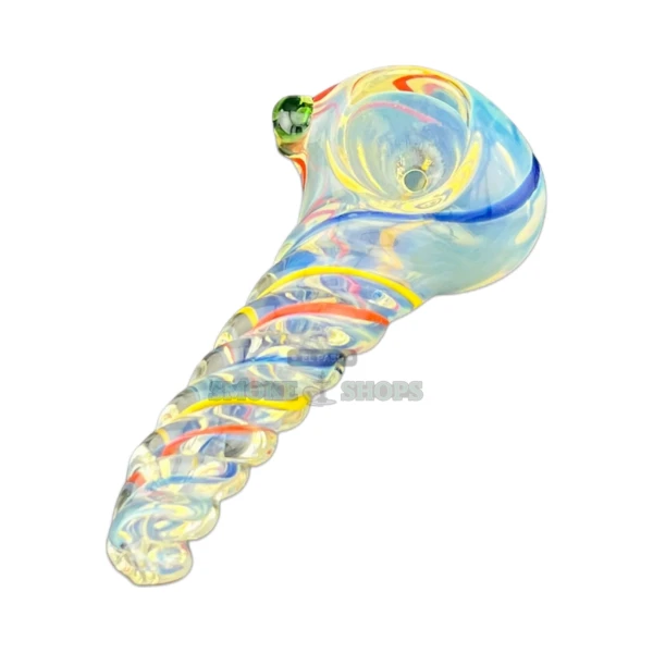 Colorful Twista Glass Spoon Hand Pipe