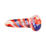 Cone Swirl Glass Spoon Hand Pipe thumbnail