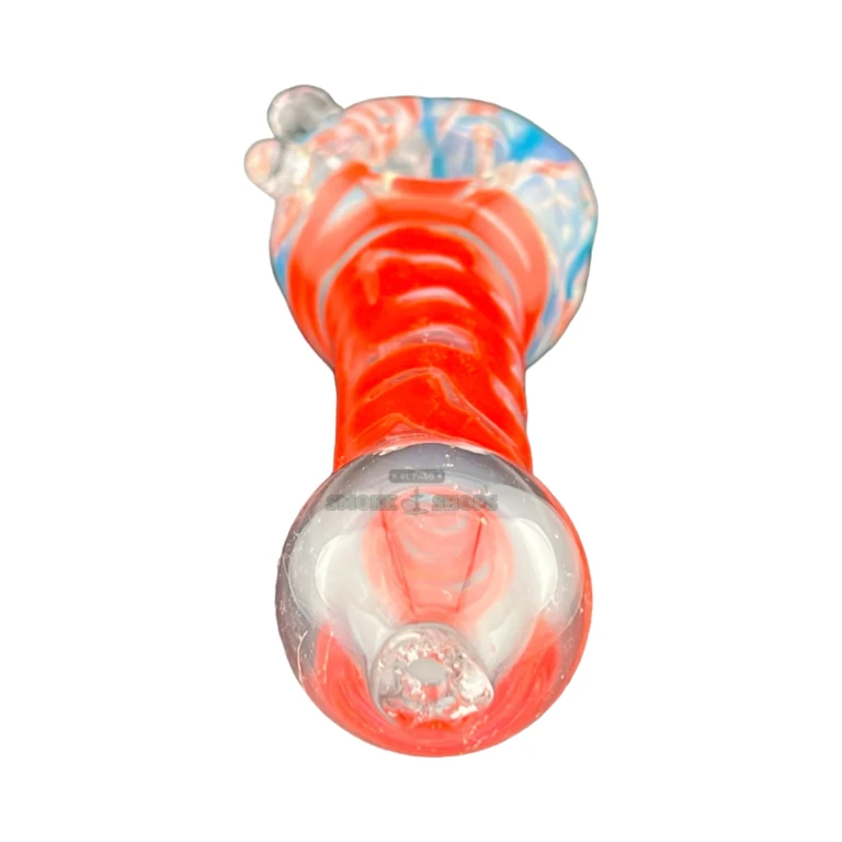 Conehead glass spoon pipe in hand in El Paso, long 151 mm tobacco pipe, glass hand pipe near me