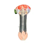 Coral Glass Spoon Hand Pipe thumbnail