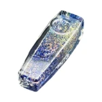 Dark Brick Glass Spoon Hand Pipe thumbnail