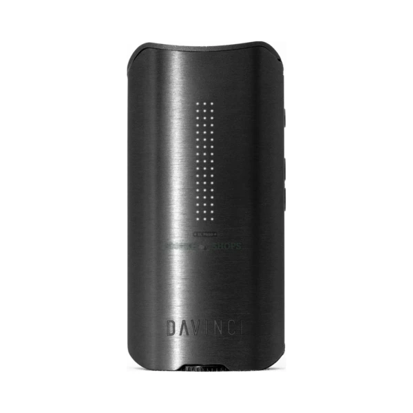 DaVinci IQ2 dry herb vaporizer in IQ Blue at an El Paso Smoke Shops counter, dual-use portable device, same-day pickup