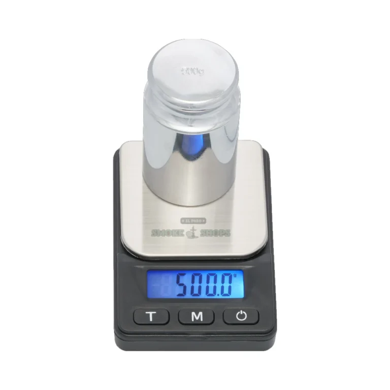 Digitz AWS DZ1-650 digital pocket scale lid open in El Paso, stainless steel 2.28 inch weighing platform