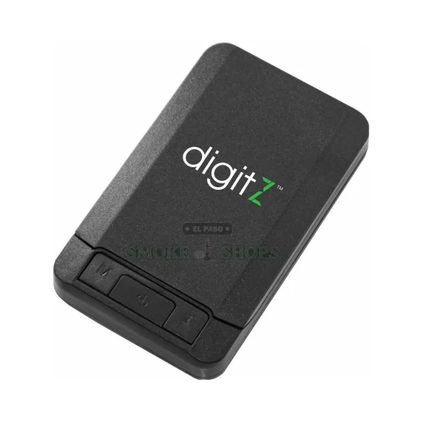 Digitz AWS DZ5-120 digital pocket scale in El Paso, black stainless steel, 120 g capacity and 0.01 g readability