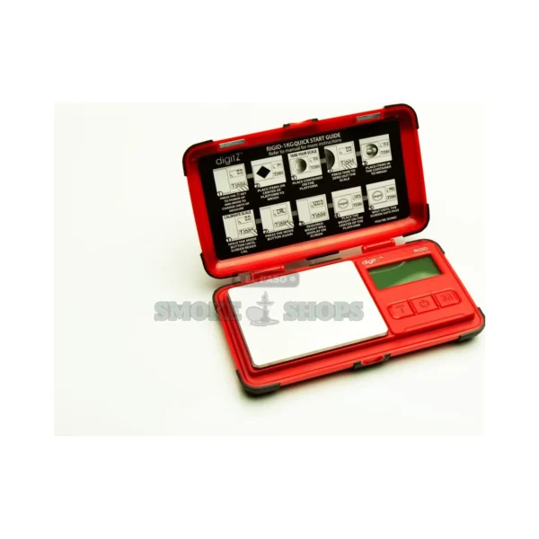 Digitz AWS Rigid-1200 pocket scale front view in El Paso, 1200g x 0.1g, backlit LCD, same-day pickup