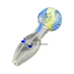 Double Dot Clear Glass Spoon Hand Pipe thumbnail