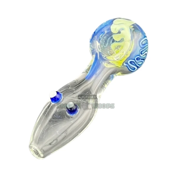 Double Dot Clear Glass Pipe in stock at El Paso Smoke Shop, near me for same-day pickup