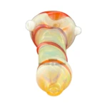 Double Spiral Lining Glass Spoon Hand Pipe thumbnail