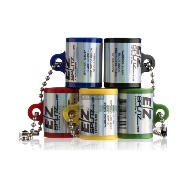 EZ Splitz EZ Split cigarillo and cigarillo-wrap splitter in El Paso, single stainless steel blade, keychain loop
