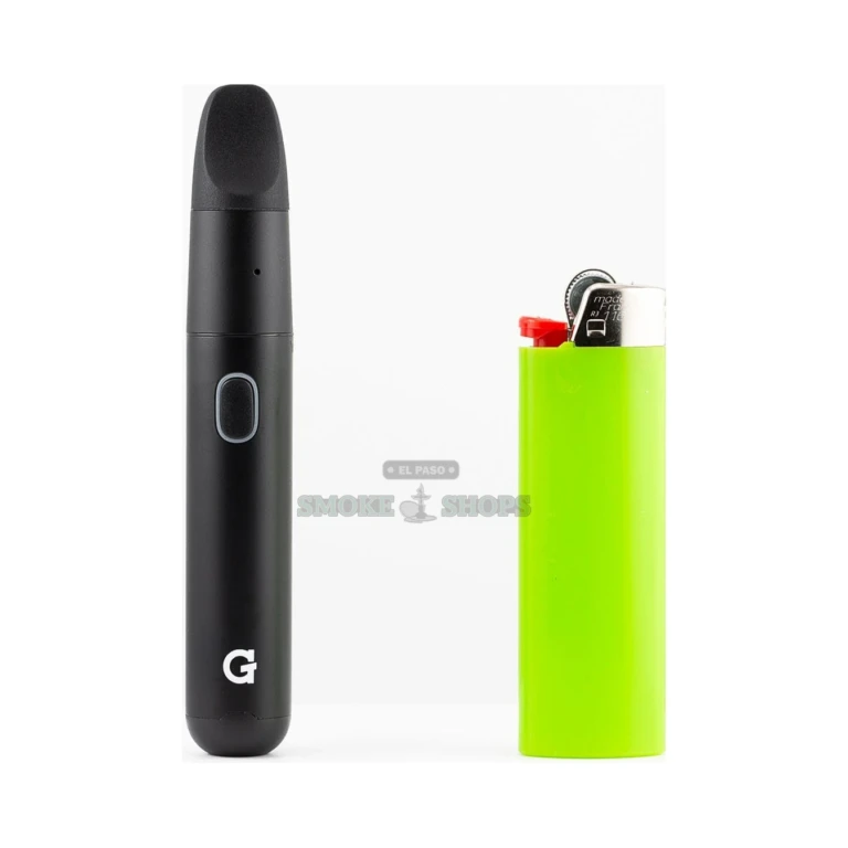 G Pen Micro Plus held in hand for scale in El Paso, slim 4-inch concentrate vaporizer pen, same-day pickup