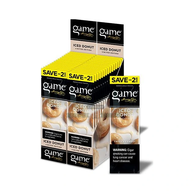 New GAME Cigarillos Iced Donut at El Paso Smoke Shop, in stock in El Paso for same-day pickup
