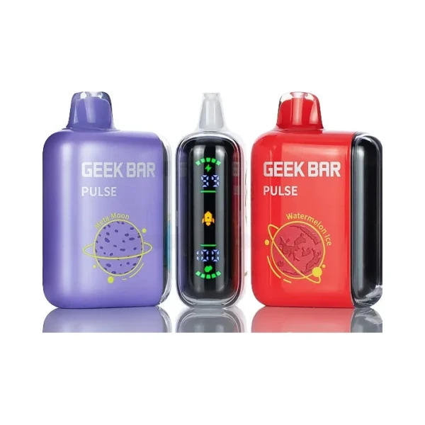 Geek Bar Pulse 15000 disposable vape in El Paso, 16 flavors, same-day in-store pickup
