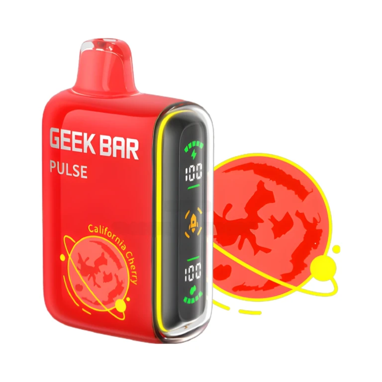 Pulse 15000 Disposable Vape USA Geek Bar California Cherry at El Paso Smoke Shop, in stock in El Paso for same-day pickup