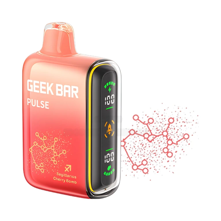 Pulse 15000 Disposable Vape USA Geek Bar Cherry Bomb at El Paso Smoke Shop, in stock in El Paso for same-day pickup