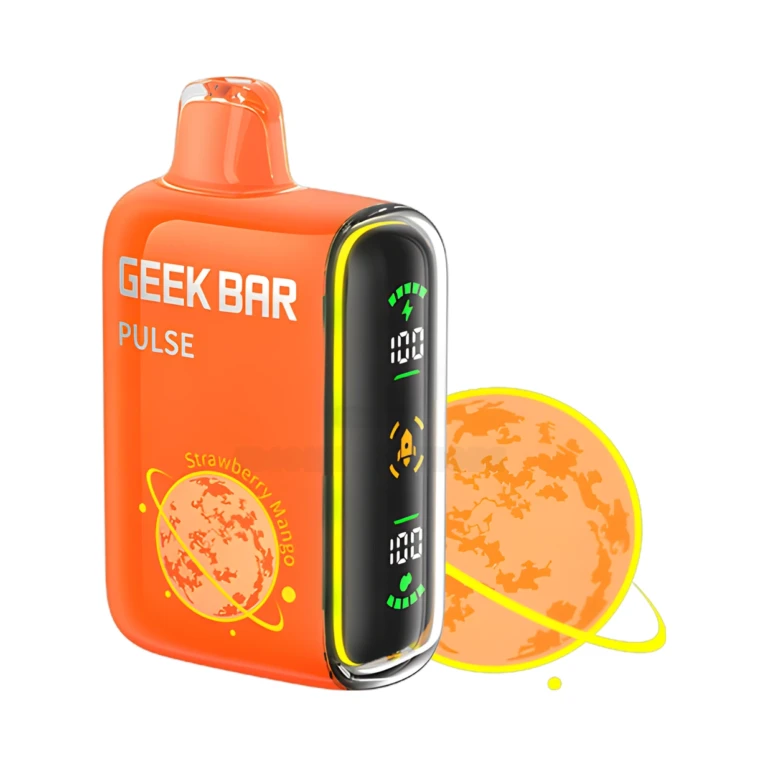 Pulse 15000 Disposable Vape USA Geek Bar Strawberry Mango at El Paso Smoke Shop, in stock in El Paso for same-day pickup