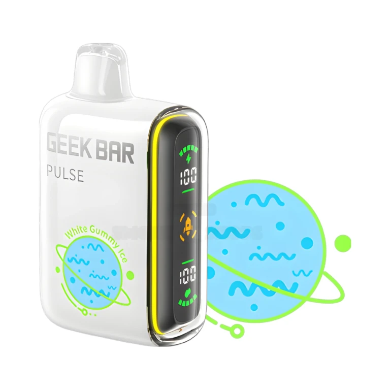 Pulse 15000 Disposable Vape USA Geek Bar White Gummy Ice at El Paso Smoke Shop, in stock in El Paso for same-day pickup