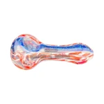 Glitched Glass Spoon Hand Pipe thumbnail