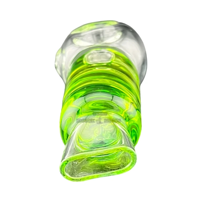 Glycerin Bowl glass pipe bowl close-up in El Paso, medium bowl with a 2 mm carb hole, borosilicate pipe