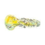 Golden Cork Screw Glass Spoon Hand Pipe thumbnail