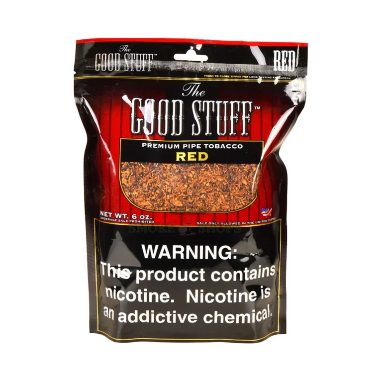 Good Stuff Tobacco Bags Red 16oz at El Paso Smoke Shop, in stock for same-day pickup