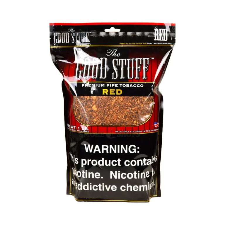 Good Stuff Tobacco Bags Red 6oz at El Paso Smoke Shop, in stock for same-day pickup