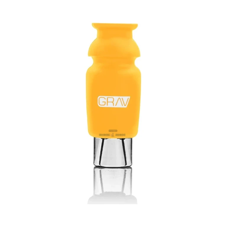 GRAV glass crutch and silicone cap separated in El Paso, two-piece reusable rolling tip that twists apart to clean