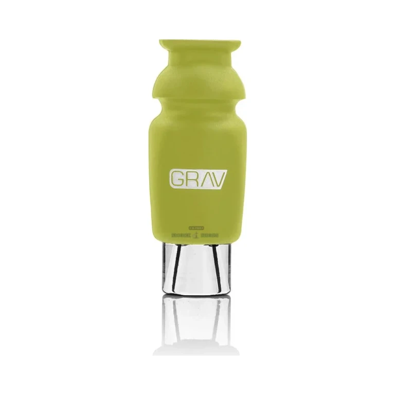 Conical glass tip of the GRAV silicone capped crutch in El Paso, 43 mm reusable rolling tip, same-day pickup