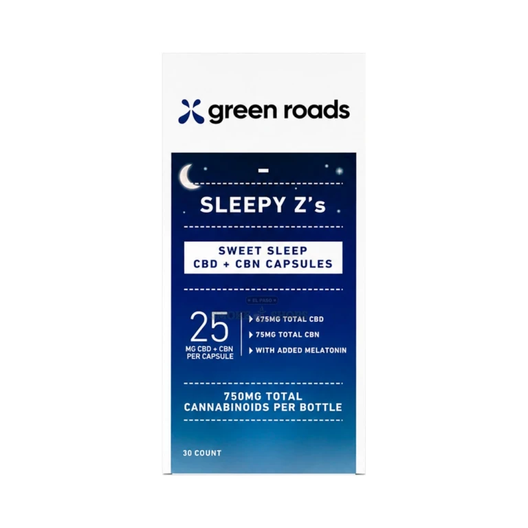 Sleepy Z s Green Roads 30 Capsules at El Paso Smoke Shop, in stock near me for same-day pickup