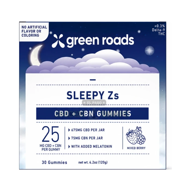 Sleepy Z s Green Roads 30 Sleep Gummies at El Paso Smoke Shop, in stock near me for same-day pickup