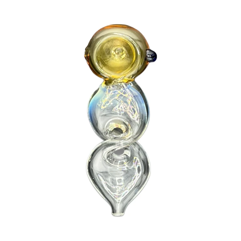 Hand Twister borosilicate hand pipe mouthpiece in El Paso, flat lip and left-side carb, glass pipe