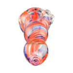 Hawaiian Flower Head Glass Spoon Hand Pipe thumbnail