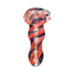 Hawaiian Flower Head Glass Spoon Hand Pipe thumbnail