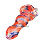 Hawaiian Flower Head Glass Spoon Hand Pipe thumbnail