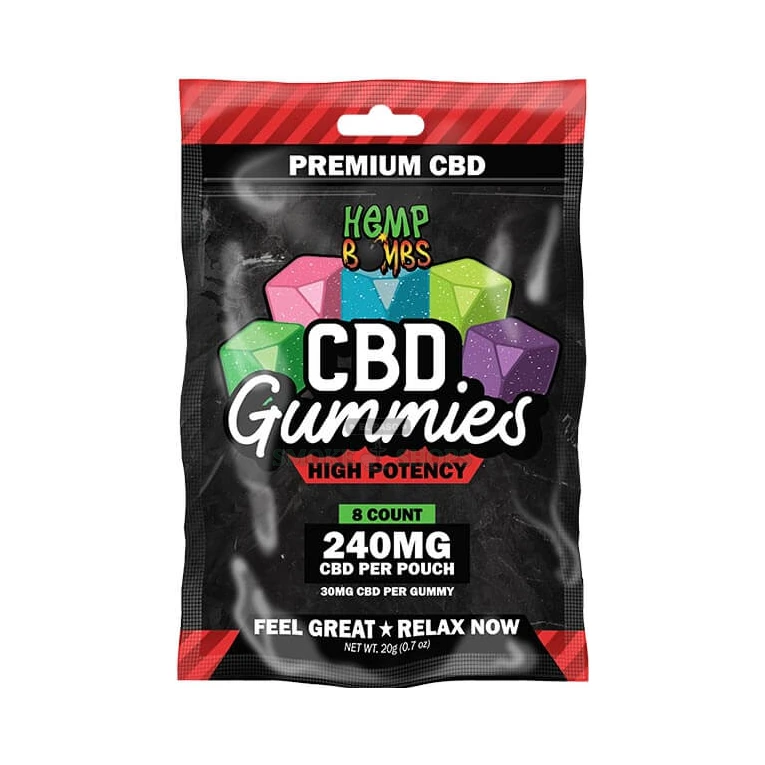 CBD Gummies 8ct Hemp Bombs High Potency 240mg at El Paso Smoke Shop, in stock near me for same-day pickup