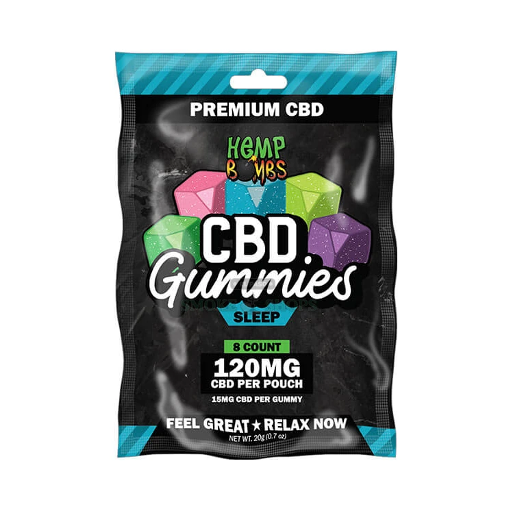 CBD Gummies 8ct Hemp Bombs Sleep 120mg at El Paso Smoke Shop, in stock near me for same-day pickup