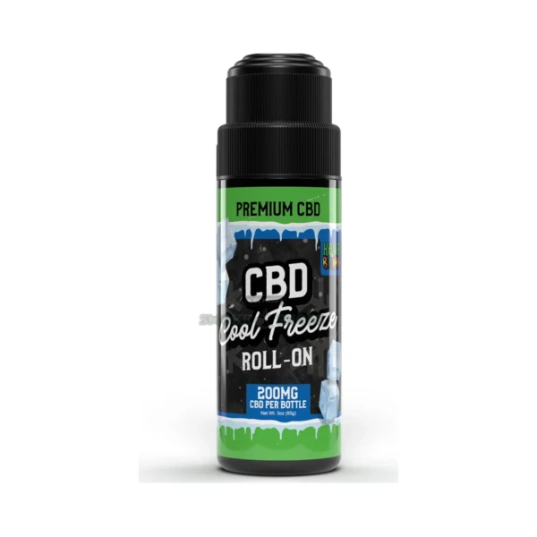 Hemp Bombs Cool Freeze CBD Roll-On 200mg 3 fl oz tube in El Paso, menthol topical, same-day pickup