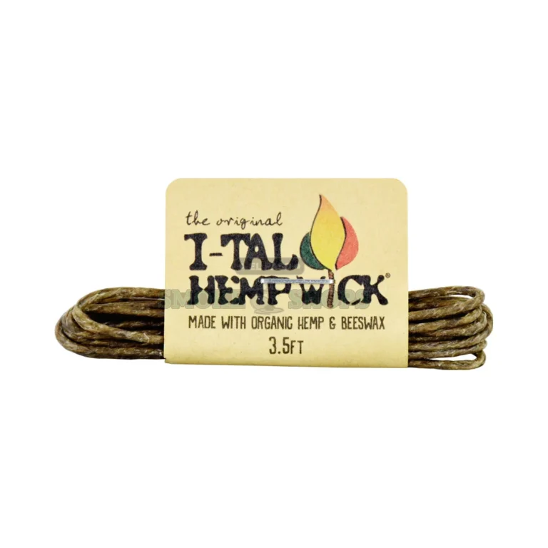 I-Tal beeswax hemp wick spool in El Paso, natural hemp twine accessory with no butane taste, in stock at 10 stores