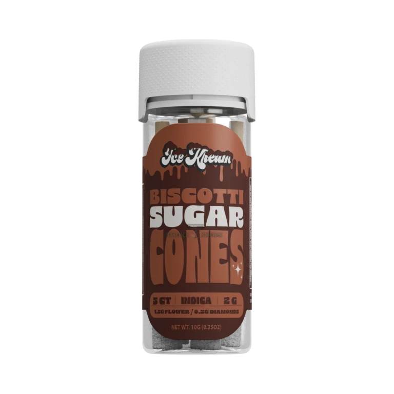 Pre Rolls 2G Sugar Cones  Ice Kream Biscotti at El Paso Smoke Shop, in stock near me for same-day pickup